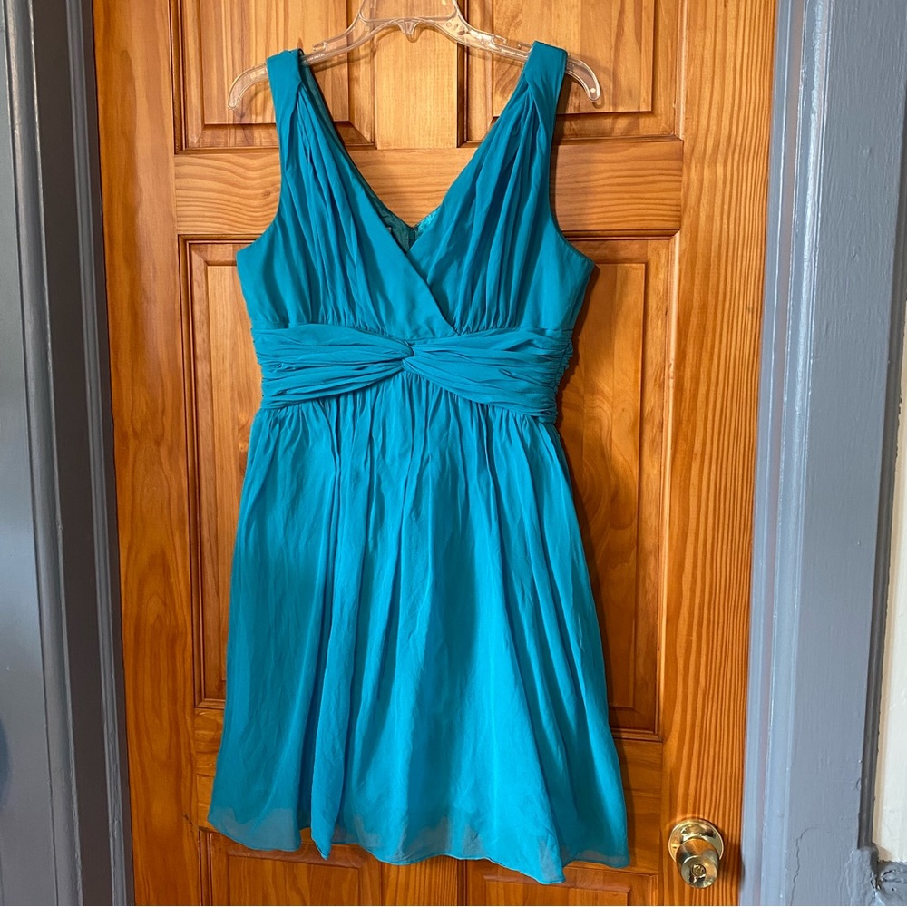 Donna Morgan Sleeveless Blue Party Dress